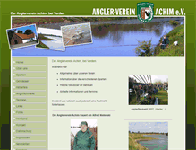 Tablet Screenshot of anglerverein-achim.de
